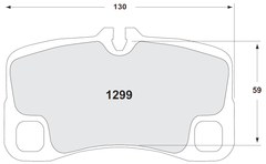 PFC Carbon Metallic Brake Pad 1299.xx.18.44