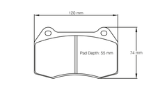 Pagid Race Pad Set 1427 29 Brembo