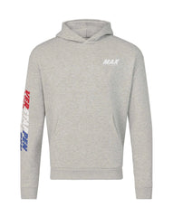 Red Bull Racing F1 Max Verstappen Sleeve Graphic Pullover Hoodie - Grey