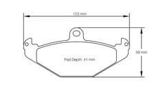 Pagid Race Pad Set 1682 14  Lotus