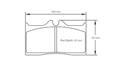 Pagid Race Pad Set 1712Usa RSTx Wilwood