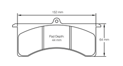 Pagid Race Pad Set 1798Usa RSTx Wilwood Gn