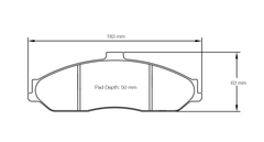 Pagid Race Pad Set 2213Usa RSTx Corvette C5; C6