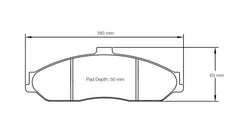 Pagid Race Pad Set 2213 29 Corvette C5; C6