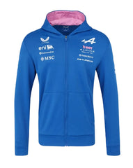 Alpine Racing F1 2026 Team Full Zip Hoodie - Lapis Blue