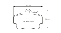 Pagid Race Pad Set 2407 29 Porsche