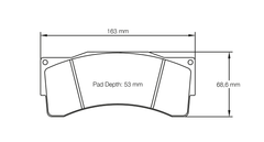 Pagid Race Pad Set 2557 RST2 AP