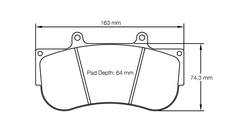 Pagid Race Pad Set 2564 RSL1 AP