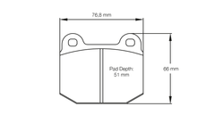 Pagid Race Pad Set 2593 14  Lotus