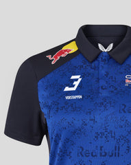 Red Bull Racing F1 Women's 2026 Max Verstappen Team Polo Shirt- Blue
