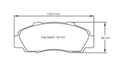 Pagid Race Pad Set 2623 29 Honda