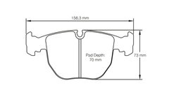 Pagid Race Pad Set 2683 29 BMW