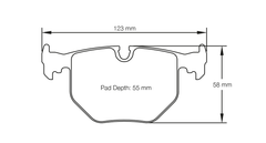 Pagid Race Pad Set 2685 RSL1 BMW