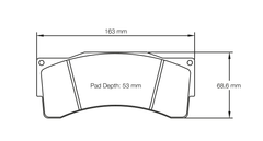 Pagid Race Pad Set 2688 14  Alcon