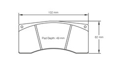 Pagid Race Pad Set 2704 19-5 1674 In 26.5mm