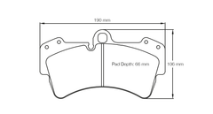 Pagid Race Pad Set 2845 29  Cayenne Turbo