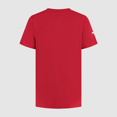 Scuderia Ferrari F1 Kids Large Shield T-Shirt - Youth Dark Cherry/Puma Black