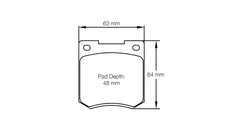 Pagid Race Pad Set 3190 H29E Historic Pads