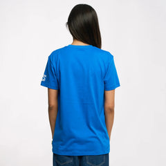 Ayrton Senna F1 Silverstone Circuit Graphic T-Shirt - Blue