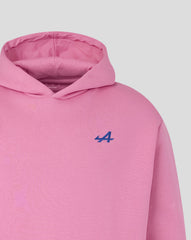 Alpine Racing F1 Relaxed Fit Pullover Hoodie - Wild Orchid
