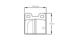 Pagid Race Pad Set 4122 H29E Historic Pads