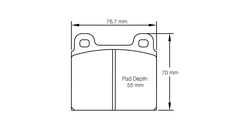 Pagid Race Pad Set 4503 H42 Historic Pads