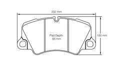 Pagid Race Pad Set 4580 RSL1 Ferrari 458 Speziale Front And 488; St Rotor