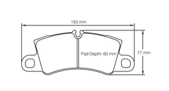 Pagid Race Pad Set 4581 RSC1 Ferrari 458 Speziale Rear And 488