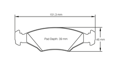Pagid Race Pad Set 4823 42   Ford