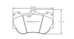 Pagid Race Pad Set 4907 RSC3 Audi