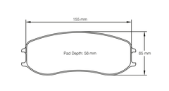 Pagid Race Pad Set 4920 RSL1 Porsche 991 GT3 Cup Front 22mm