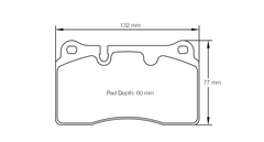 Pagid Race Pad Set 4943 RSC2 Aston Ceramic Rear