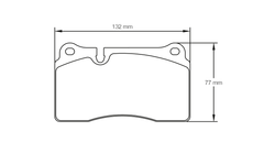 Pagid Race Pad Set 4946 RSC1 Nissan Ceramic Rear