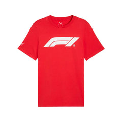 Formula 1 Tech Collection F1 Men's Essential Logo T-Shirt - Black/White/Red/Pink