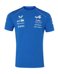 Alpine Racing F1 2026 Men's Team Set Up T-Shirt - Lapis Blue