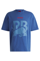 Visa Cash App RB F1 Men's Fanwear Washed T-Shirt - Black/Green/Blue
