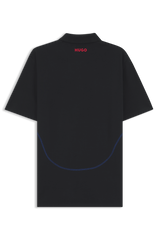 Visa Cash App RB F1 Men's Fanwear Polo Shirt - Black/White