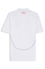 Visa Cash App RB F1 Men's Fanwear Polo Shirt - Black/White