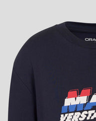 Red Bull Racing F1 Kid's Max Verstappen Front Graphic T-Shirt - Youth Navy