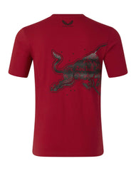Red Bull Racing F1 Kids Graphic Bull T-shirt - Youth Night Sky/Chili Pepper/Bluing/Grey Marl