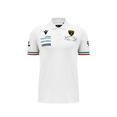 Automobili Lamborghini SC63 Hypercar Men's Team Polo Shirt - Black/White