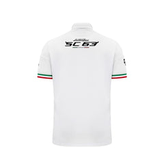 Automobili Lamborghini SC63 Hypercar Men's Team Polo Shirt - Black/White