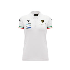 Automobili Lamborghini SC63 Hypercar Women's Team Polo Shirt - Black/White