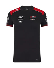 Haas Racing F1 2026 Women's Team Set Up T-Shirt - Black