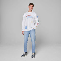 Formula 1 Tech Legacy Graphic Long Sleeve T-Shirt - White