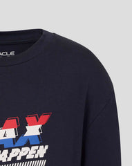 Red Bull Racing F1 Kid's Max Verstappen Front Graphic T-Shirt - Youth Navy