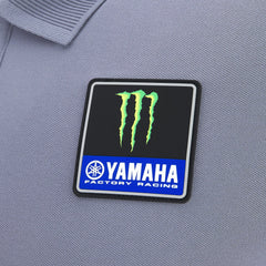 Monster Energy Yamaha Men's Travel Polo Shirt - Gray