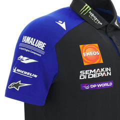 Monster Energy Yamaha 2026 Men's Team Replica Polo Shirt - Black