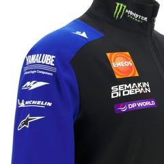 Monster Energy Yamaha Men's 2026 Team Full Zip Sweatshirt - Black