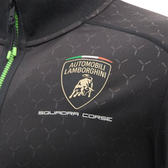 Automobili Lamborghini Squadra Corse 2026 Men's Full Zip Sweatshirt - Black